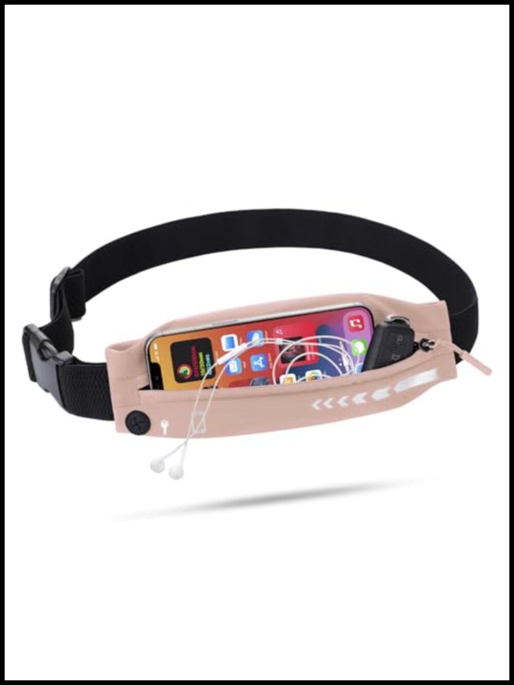 Slim Running Belt Bounce Free Fanny Pack Phone Holder Waist Pack